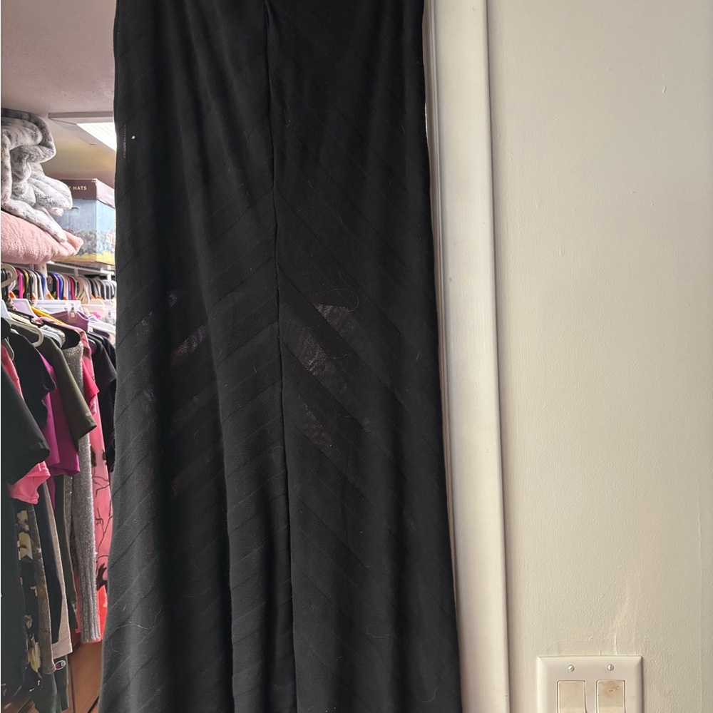 Elegant Black Maxi Skirt